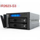 RAIDON iR2623-S3 2 CD-ROM光驱位 内置RAID磁盘阵列模组