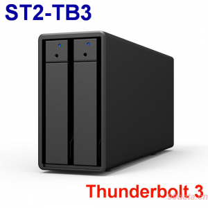 Stardom ST2-TB3 2盘位Thunderbolt 3雷电阵列柜磁盘阵列柜