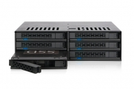 ICY DOCK MB326SP-B 6盘2.5” SATA HDD / SSD硬盘仓热插拔 1个5.25” 标准光驱位硬盘模组