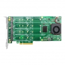 LRNV9524-4I PCIe x8 转内置4口M.2 NVMe 扩展卡