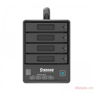 Stardom ST4-B31 USB3.2 Gen2 10Gbps Type-C 4盘位SATA硬盘阵列柜JBOD硬盘箱