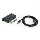 Coolgear USBG-4U3MLR2 4 Port USB 3.2 Gen 1 Powered Hub w/ ESD Surge Protection